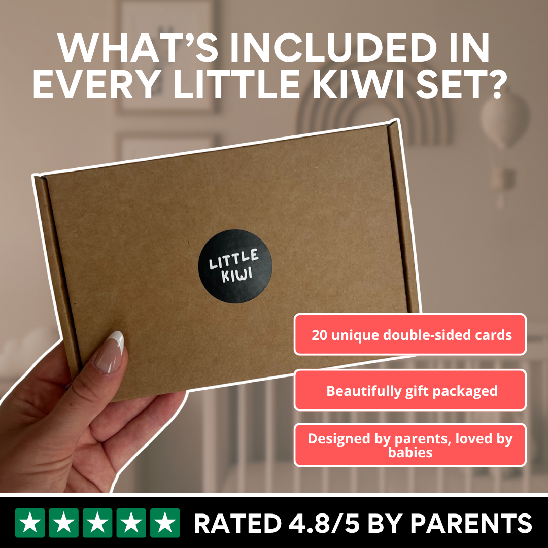 Premium Baby Sensory Cards – 20 Double-Sided High-contrast Cards for Newborn Visual Development