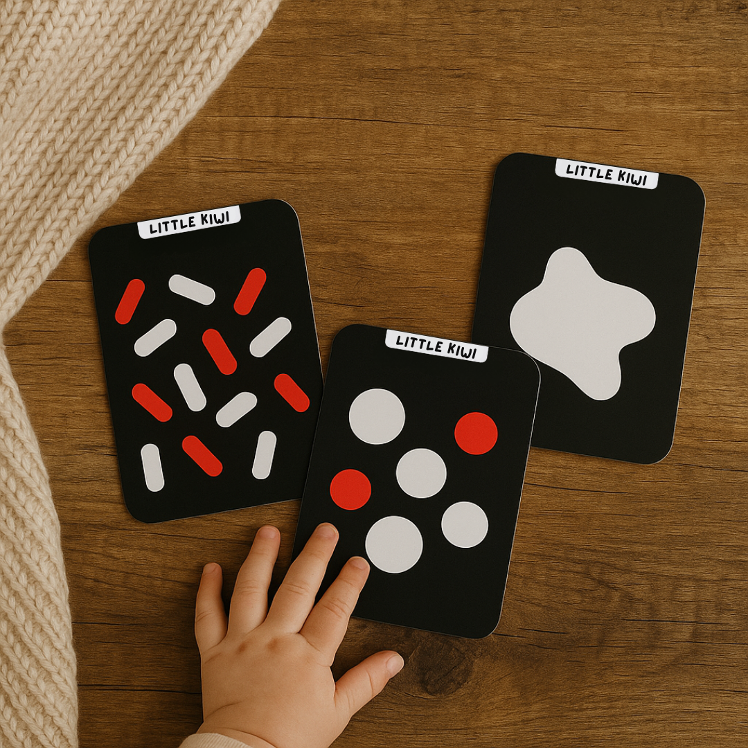 Premium Baby Sensory Cards – 20 Double-Sided High-contrast Cards for Newborn Visual Development