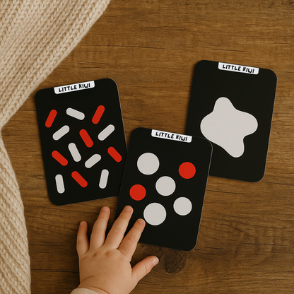 Premium Baby Sensory Cards – 20 Double-Sided High-contrast Cards for Newborn Visual Development